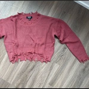 Cropped sweater